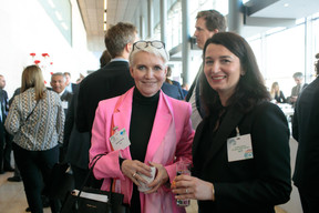 Nathalie Dogniez, PWC; Aurélie Cassou, Association of the Luxembourg Fund Industry. Photo: Matic Zorman