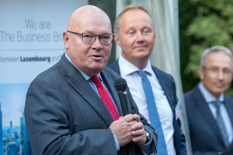 Piotr Wojtczak (Polish ambassador to Luxembourg), Artur Sosna (LPCC)  Photo: Luxembourg-Poland Chamber of Commerce