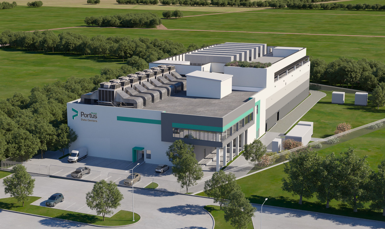 The new Portus Data Centers building in Munich.  Photo: Portus Data Centers