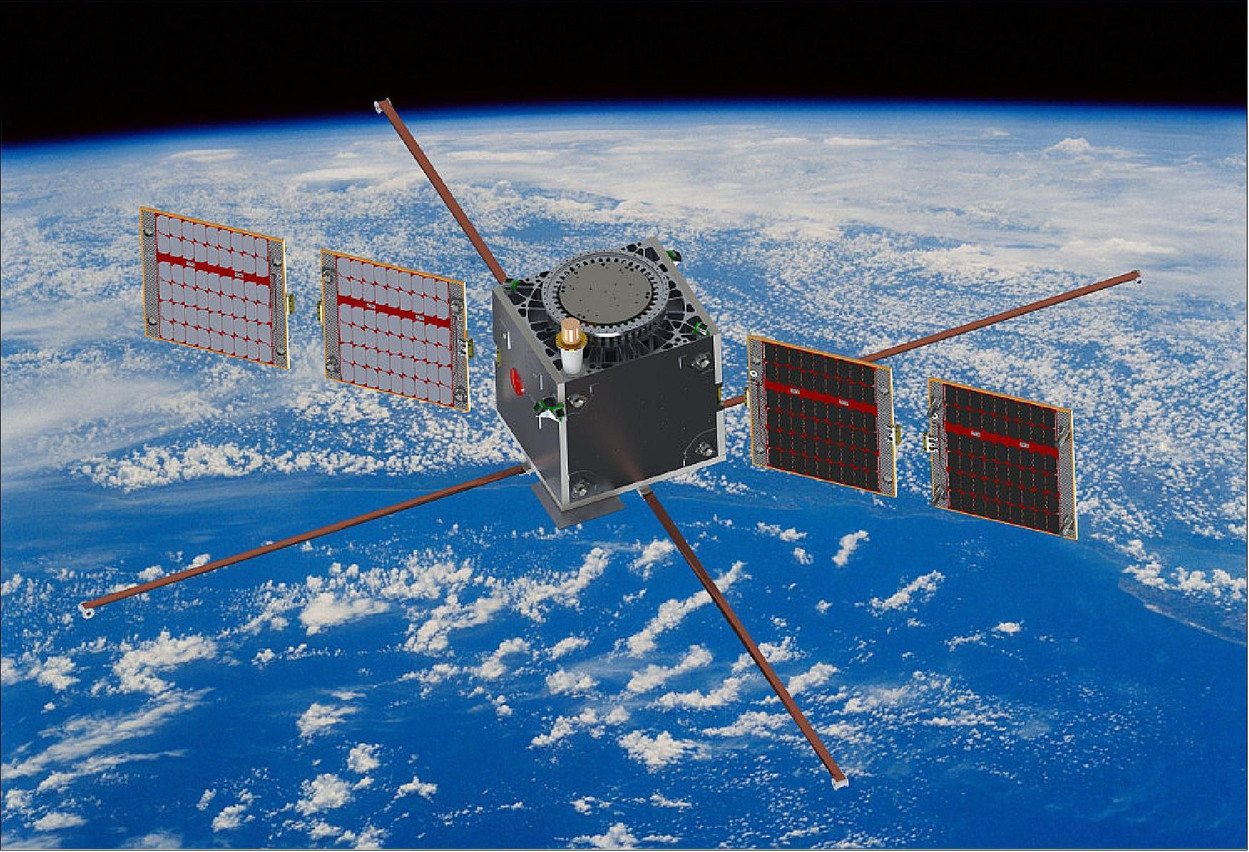 Le satellite de LuxSpace est certes le plus gros construit au Luxembourg… mais la mission de Vega est surtout d’emmener 53 satellites d’un coup. Une première en Europe, là où les lanceurs américains ou indiens y sont déjà habitués. (Photo: LuxSpace / ESA)