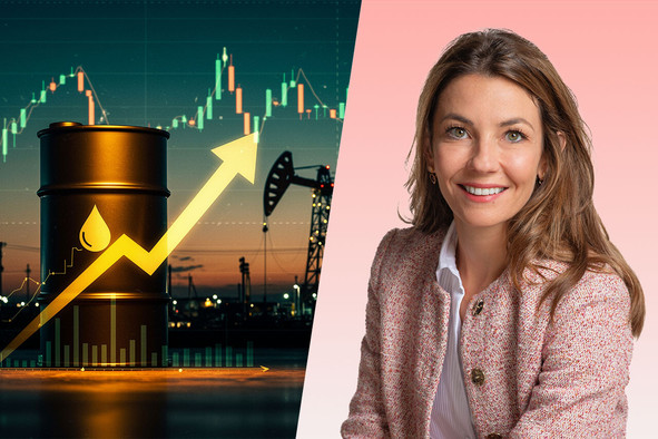 «L’Europe est peut-être dépendante sur le plan énergétique, mais la composition sectorielle de ses indices boursiers lui permet de tirer parti de la hausse des prix des matières premières», fait remarquer Lilia Peytavin, stratégiste des marchés mondiaux chez JP Morgan Asset Management, lors d’une interview accordée le 14 avril 2026.  (Photos: J.P. Morgan Asset Management, Shutterstock; montage: Paperjam)