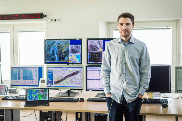 Luca Mathias est prévisionniste chez Meteolux. Il participe à l’analyse des modèles météorologiques et au suivi des conditions observées au Luxembourg. (Photo: Paperjam/archives)