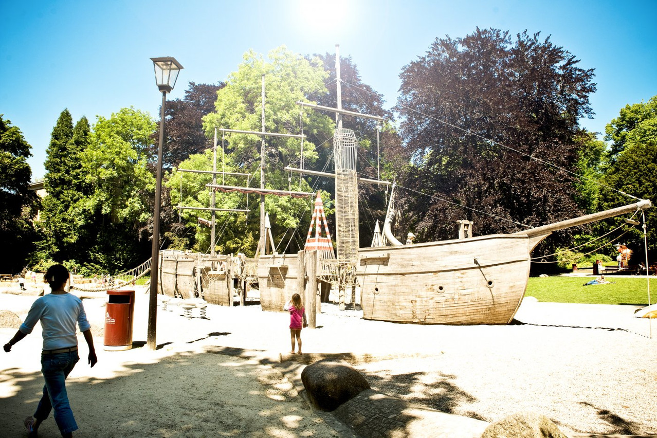 L'accès à la plaine «pirates» se fait via l'avenue Monterey. (Photo: Ville de Luxembourg/David Laurent)