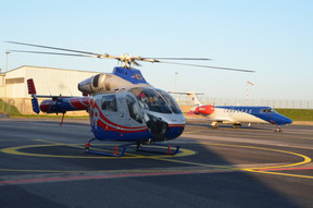 Neuf transports de patients atteints du Covid-19 se sont déroulés en hélicoptère. Luxembourg Air Rescue