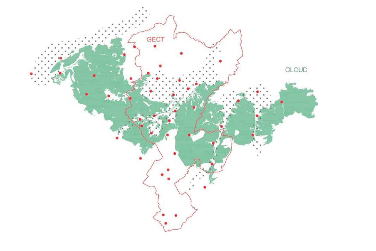 L’IBA se concentre sur le territoire du GECT Alzette Belval, mais s’étend plus largement pour englober l’ensemble vert transfrontalier composé par les côtes du Dogger. (Illustration: GECT Alzette belval)