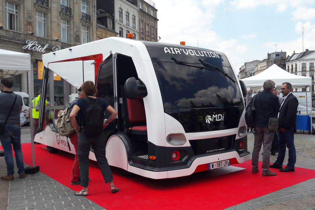 L’Air’Volution est un véhicule de collecte des déchets qui ne pollue pas et ne fait pas de bruit, créé par la société luxembourgeoise MDI. (Photo: MDI)