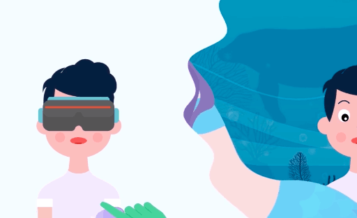 Les lunettes de réalité virtuelle sur le nez, l’enfant plonge dans un univers narratif et interactif... et oublie qu’il est aux mains des soignants. (Photo: Virtual Rangers)