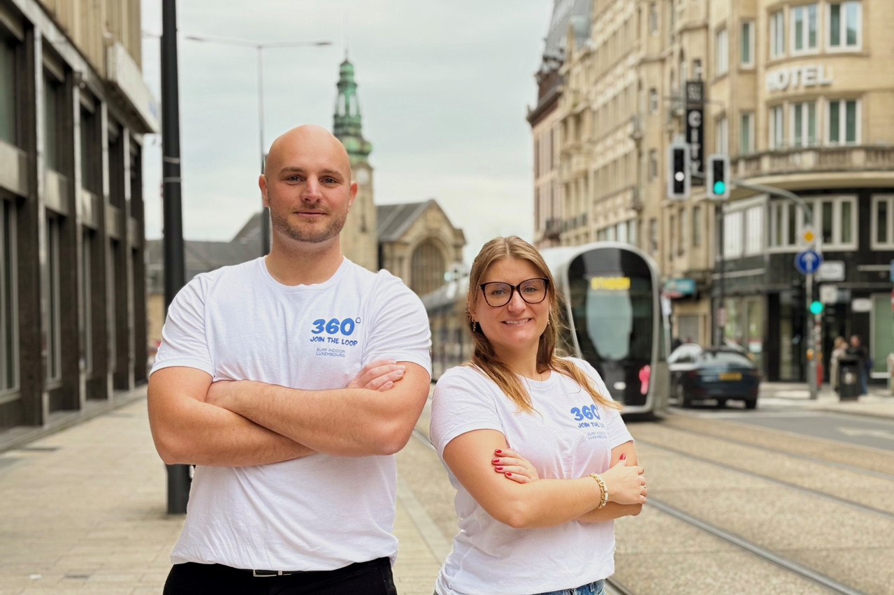 Valentin Degeneve et Jéromine Farat: «Notre projet est né de notre passion pour la glisse et de notre attachement au Luxembourg. Nous avons ressenti l’évidence de créer un lieu unique au Grand-Duché, destiné à offrir plus d’opportunités de divertissement. Ce projet n’est pas seulement un rêve entrepreneurial, c’est la volonté de partager notre amour pour les sports de glisse avec un public large.» (Photo: 360º)