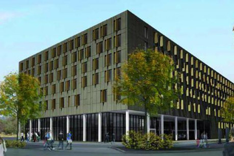La Maison des Sciences Humaines devrait accueillir chercheurs et étudiants à partir de 2014. (Photo: Tatiana Fabeck Architecte)