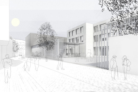 La TUFA à Trèves va être rénovée et agrandie par Paul Bretz Architectes, en collaboration avec BPA Architecture. (Illustration: Paul Bretz Architectes)