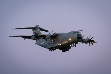 L’A400M luxembourgeois est sorti des chaînes de production d’Airbus, à Séville, pour un vol inaugural de cinq heures. (Photo: Airbus)