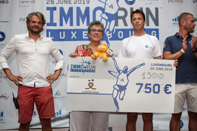 Remise de chèque à la Fondation Kriibskrank Kanner ((Photo: Vincent Lescaut))
