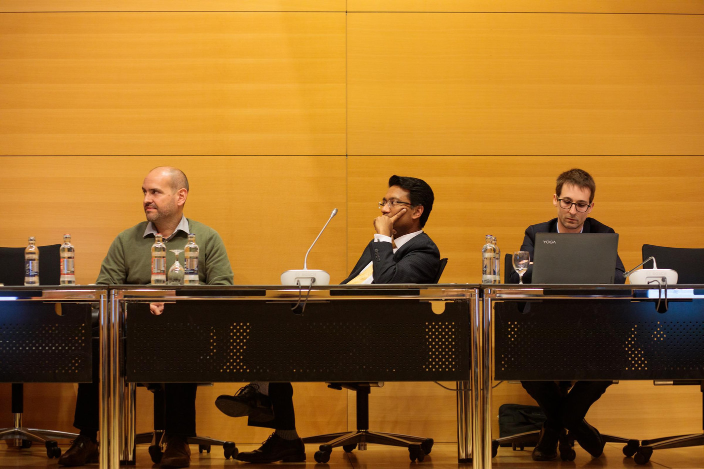 Raoul Mulheims (Finologee), Biju Suresh Babu (Firano Software), Romain Bignon (Budget Insight) (Photo: Matic Zorman)