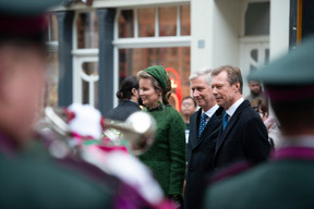 S.M. la Reine des Belges, S.M. le Roi des Belges et S.A.R. le Grand-Duc (Photo: Anthony Dehez)