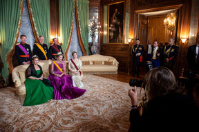 S.A.R. le Grand-Duc, S.A.R. la Grande-Duchesse, S.M. le Roi des Belges, S.M. la Reine des Belges, S.A.R. le Grand-Duc héritier et S.A.R. la Grande-Duchesse héritière (Photo: Anthony Dehez)