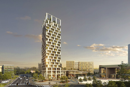 La tour sera terminée en 2023 et sera haute de 20 étages. (Illustration: Petit DidierPrioux Architectes et Moreno Architecture & Associés)