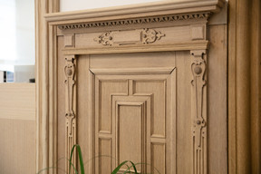 Detail of woodwork Romain Gamba / Maison Moderne
