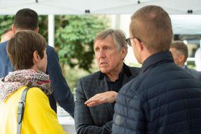 Au centre, François Bausch (Ministre de la Mobilité et des Travaux publics) ((Photo: Anthony Dehez))