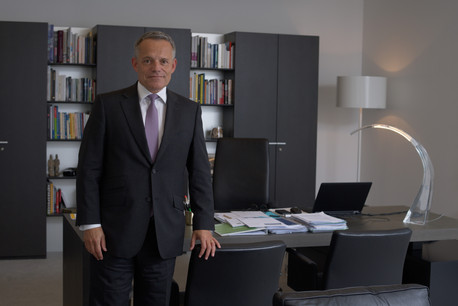 Guy Hoffmann, président de l’ABBL, se montre favorable à la prolongation de l’accord avec les huit banques de la Place. (Photo: Nader Ghavami/Archives)
