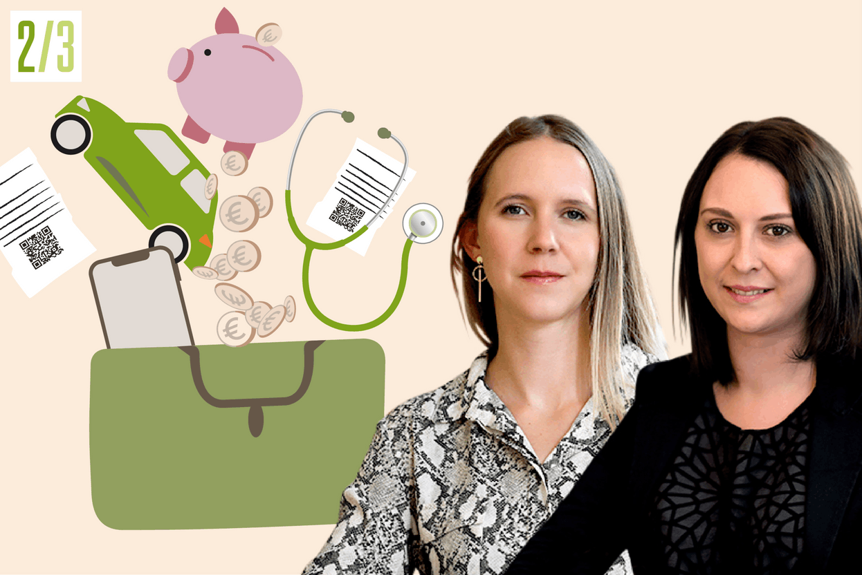Me Catherine Wagener et Me Elodie Rousseau, Counsels au sein du Cabinet Brucher Thieltgen & Partners (illustration : Maison Moderne / photo : Brucher Thieltgen & Partners) 