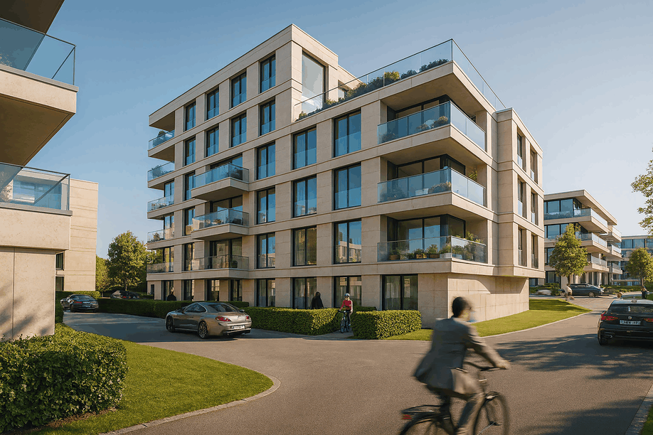 The Kiem and Gaaschtbierg projects aim to make an active and aesthetically pleasing contribution to the future landscape of Luxembourg. Photo: Prime Properties