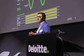 Abderrahmane Saber, director at Deloitte Luxembourg, spoke about running businesses efficiently at Deloitte Luxembourg's Banking 360 conference on 24 January 2023. Romain Gamba/Maison Moderne