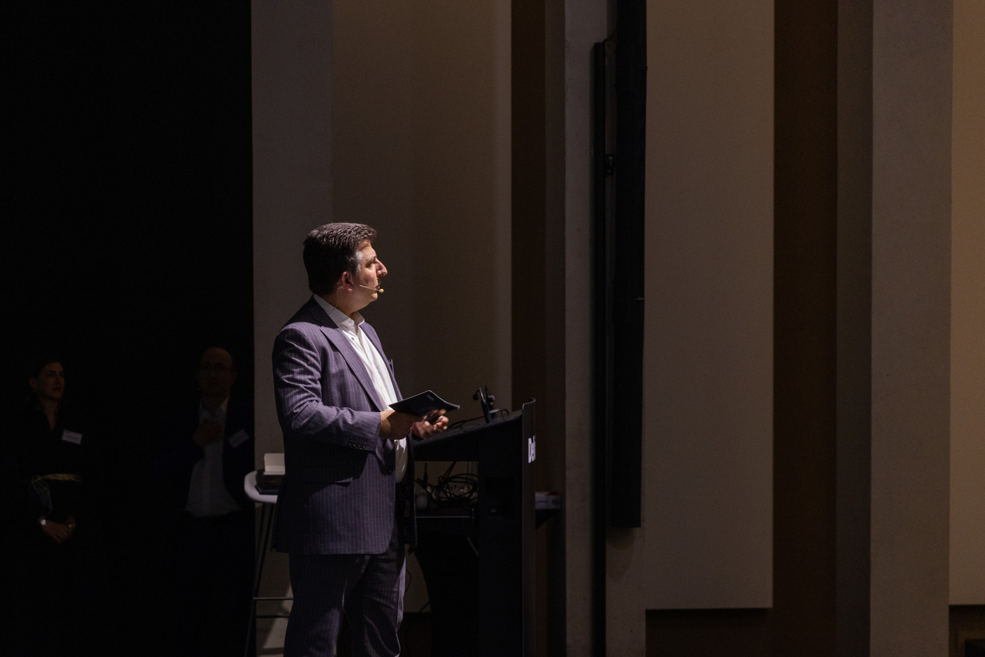 Pascal Martino, banking leader and partner, gave the opening speech at Deloitte Luxembourg's Banking 360 conference on 24 January 2023. Romain Gamba/Maison Moderne