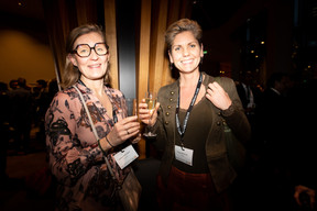 Sandrine Pironnet (Sourceup) et Krisztina Benczik (CNFPC). (Photo: Eva Krins/Maison Moderne)