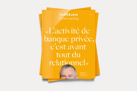 Le supplément Private banking accompagne le magazine Paperjam d’avril. (Photo: Maison Moderne)