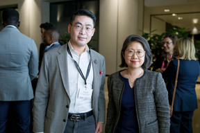 Thomas Xie (Zarattini International) and Miao Wang (A&O Shearman) at the “Emerging Trends in Private Equity” roundtable, held at Deloitte, 5 March 2025. Photo: Pancake! Photographie / Studion Photography