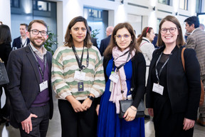 Dimitrios Kleisiaris (Northern Trust Global Services), Preety Itteea (NTGS), Ovsanna Betkhemyan and Ruth Mathouillot (Northern Trust) at the “Emerging Trends in Private Equity” roundtable, held at Deloitte, 5 March 2025. PPhoto: Pancake! Photographie / Studion Photography