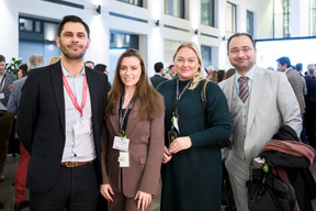 Ray Zubairi (Paperjam Club), Sophie Withers (Docify), Triinu Paidla (Aztec Group) and Apostolos Aravanis (EIB) at the “Emerging Trends in Private Equity” roundtable, held at Deloitte, 5 March 2025. Photo: Pancake! Photographie / Studion Photography