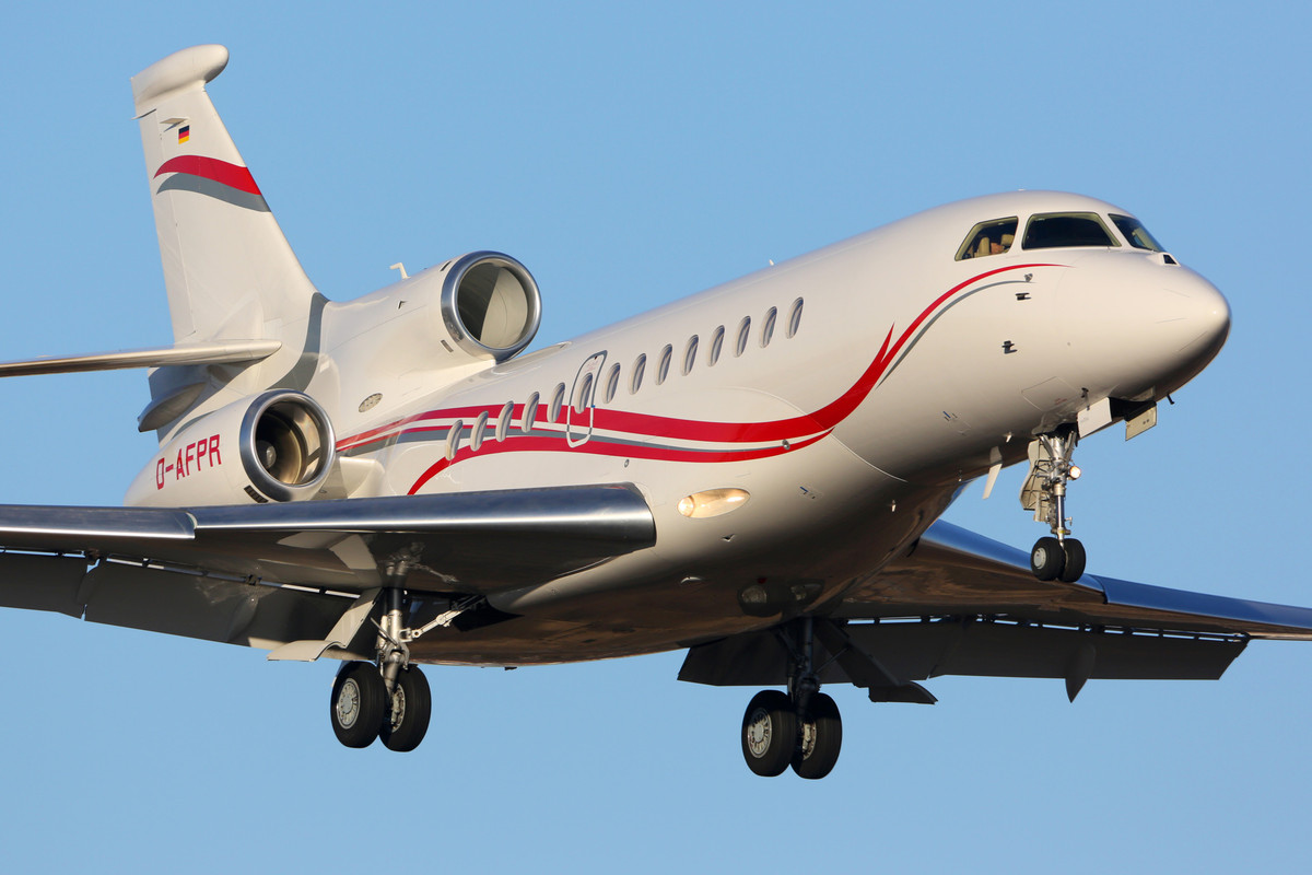 Private jets registered in Luxembourg
