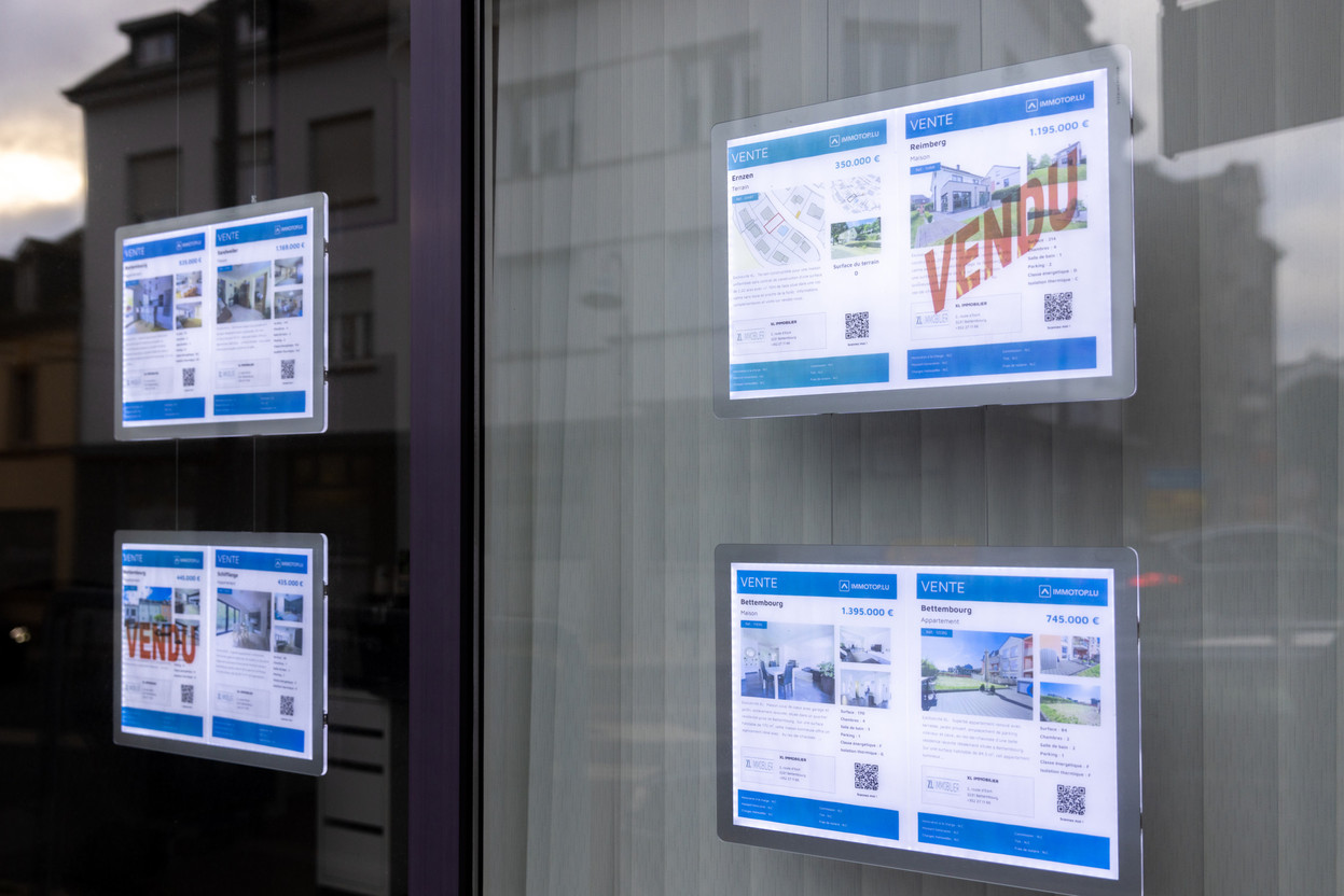 Les prix de vente des maisons ont chuté dans toutes les régions du pays au premier trimestre, sauf dans le Nord où ils ont encore progressé de 10,2% selon AtHome.lu. (Photo: Romain Gamba/Maison Moderne)