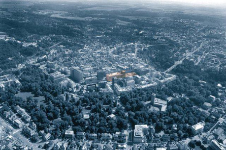 Le lauréat de la consultation Royal-Hamilius et les 4 projets finalistes seront présentés dans le foyer du grand théâtre de la ville de Luxembourg. (Photo: la ville de Luxembourg)