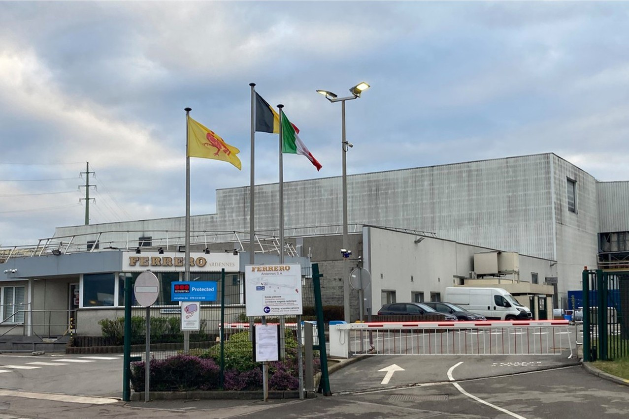Production at the Ferrero factory in Arlon was stopped in April and is gradually being restarted (Photo: Nicolas Léonard/Maison Moderne/Archives)