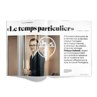 Philippe Delhotal, creative director of Hermès Horloger. Photo: Olivier Rolfe