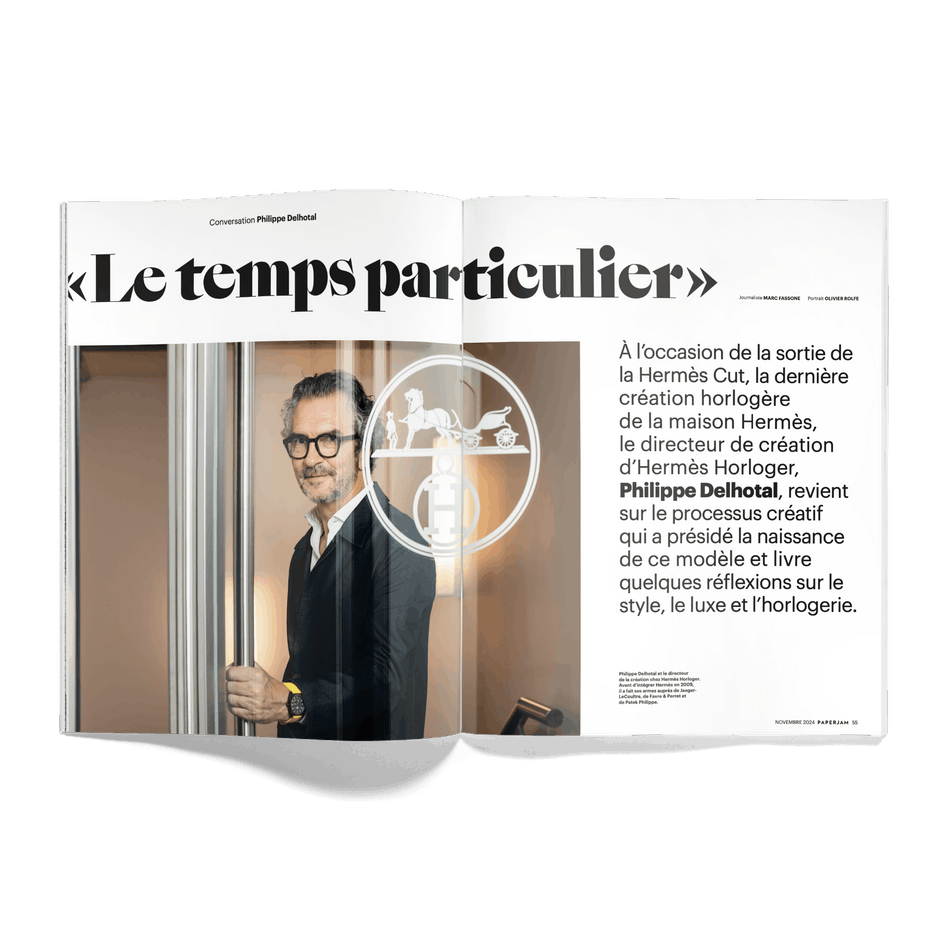 Philippe Delhotal, creative director of Hermès Horloger. Photo: Olivier Rolfe