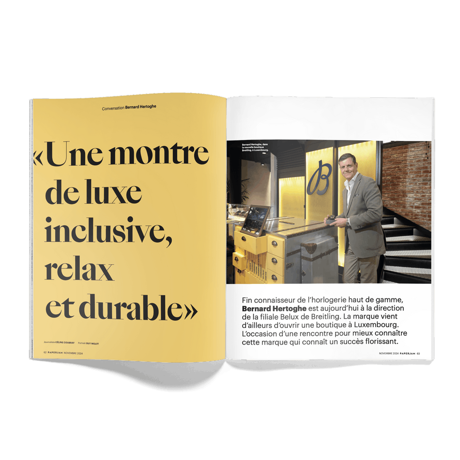 Bernard Hertoghe, directeur de la filiale Belux de Breitling. (Photo: Guy Wolff/Maison Moderne)