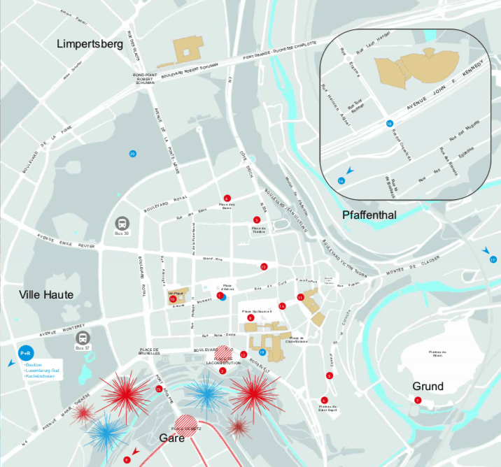 Plusieurs événements auront lieu dans toute la capitale. (Photo: capture d’écran / Ville de Luxembourg)