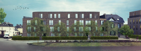 La façade en briques confère un caractère chaleureux à l’ensemble. (Illustration: Diane Heirend architecture & urbanisme)
