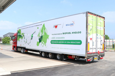 Arthur Welter Transports et Bolloré Logistics Luxembourg ont sollicité la filiale de TotalEnergies au Luxembourg pour l’installation de pompes «Total HVO100» sur le centre routier sécurisé (CRS) à Bettembourg. (Photo: Christophe Steichen/Total Luxembourg)