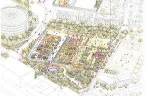 Le bâti existant est conservé et les espaces interstitiels peuvent être activés.  (Illustration: 2001 & Civic)