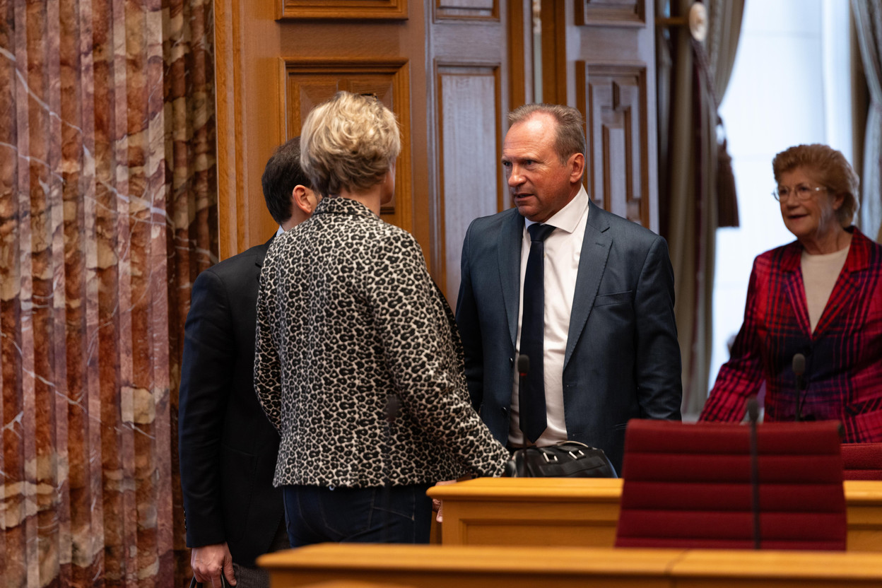 Gilles Roth, the finance minister (CSV), said the government is working on property tax reform, with measures to be presented in late 2024 and early 2025. Library picture: Gilles Roth is seen on the Chamber of Deputies floor, 22 November 2023. Photo: Romain Gamba/Maison Moderne