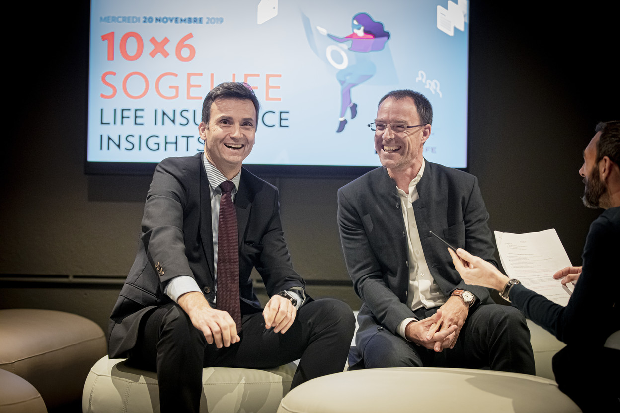 Emmanuel Roque (Sogelife) et Marc Gouden (Philippe & Partners)  Jan Hanrion / Maison Moderne Publishing SA