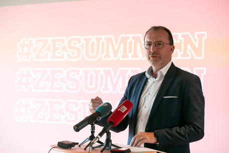 «Nous avons un déficit de 5,3 milliards d’euros sur les deux années 2020 et 2021. Qui va payer ce déficit?», s’interroge Georges Engel. «Il faut prendre l’argent là où il est.» (Photo: Matic Zorman/Maison Moderne)