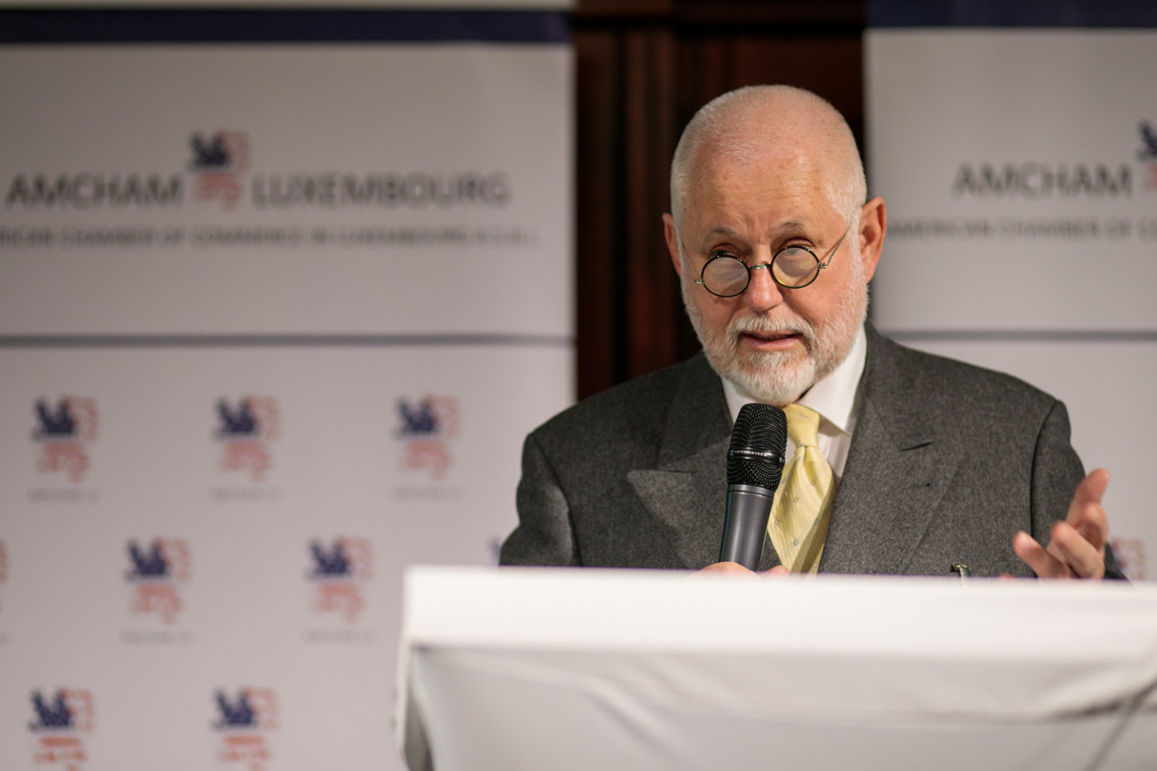 Amcham president Paul Schonenberg, pictured during an event in 2018 Library photo: Matic Zorman