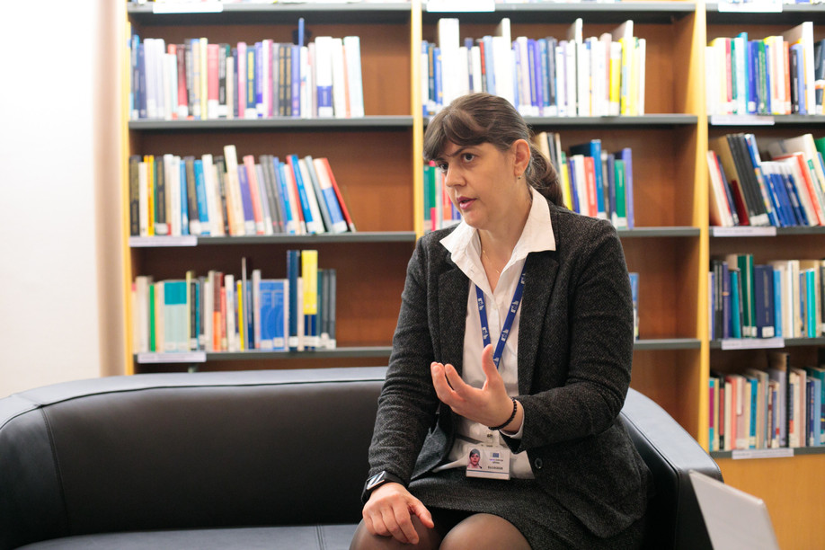European chief prosecutor Laura Kövesti said that the EPPO is “the first line of defence of the rule of law in the EU” Library photo: Matic Zorman / Maison Moderne