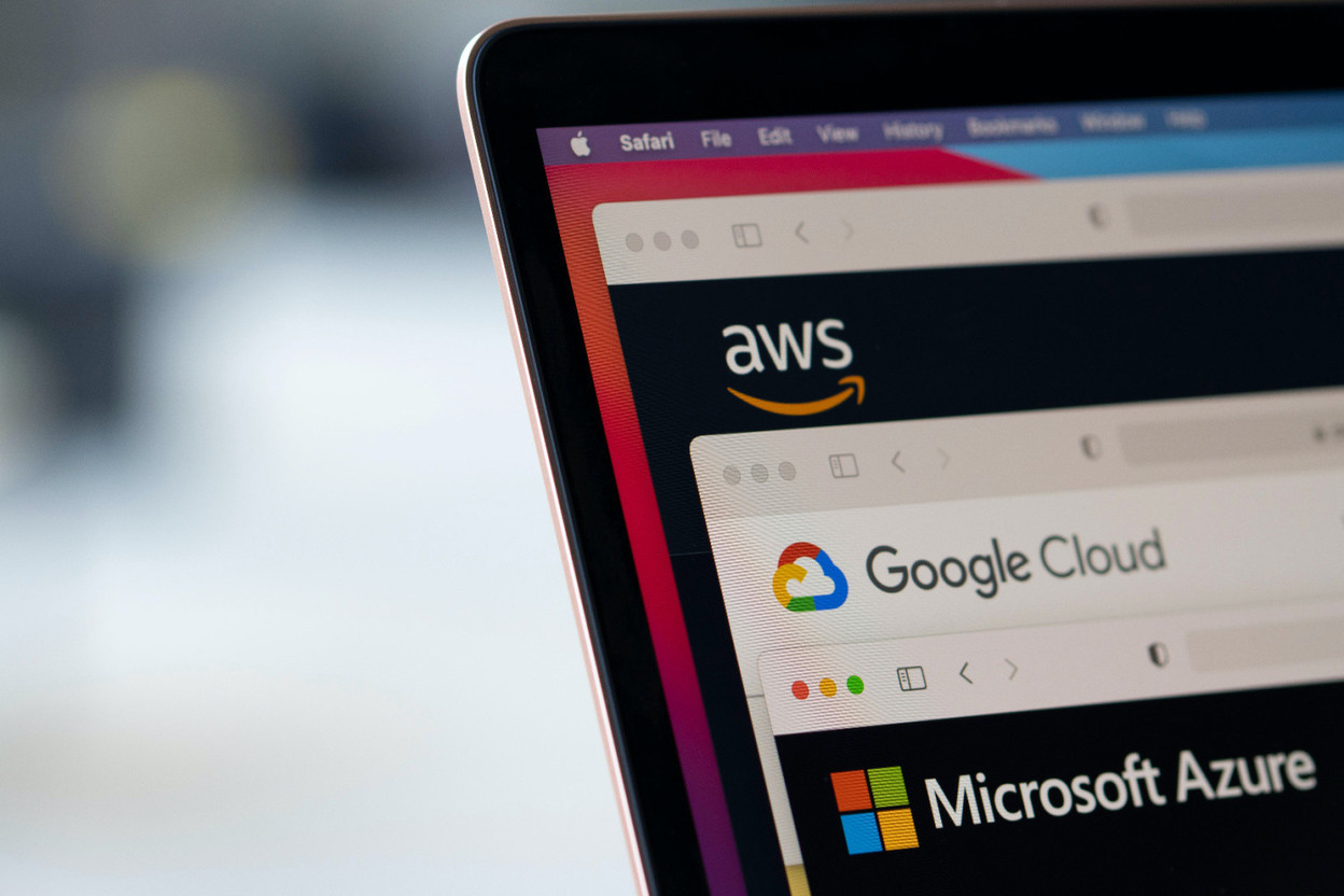 Les trois géants américains trustent 69% des revenus du cloud en Europe… et ne vont pas se laisser exclure du marché, estimé à 530 milliards en 2030 sans faire des concessions. (Photo: Shutterstock)