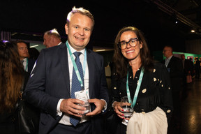 Patrice Fritsch (EY) and Alessia Lorenti (independent governance) at the Alfi private assets conference at Luxexpo The Box, 26 September 2024. Photo: Eva Krins/Maison Moderne